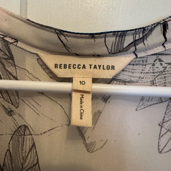 Rebecca Taylor Printed Top - Picture 3 of 3
